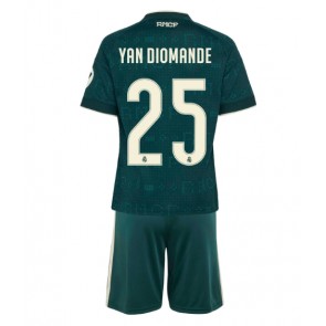 Real Madrid Yan Diomande #25 Replika Bortatröja Barn 2026-27 Kortärmad (+ Korta byxor)